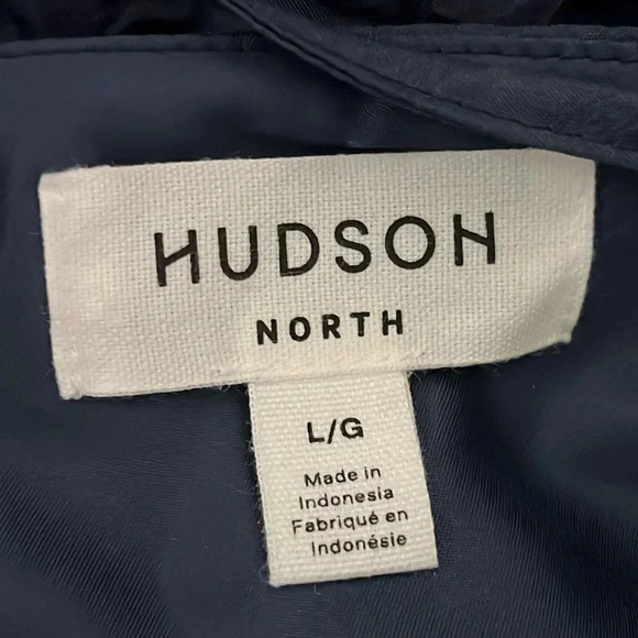 Hudson North Easy V  neck Short Sleeve Short Dress Midnight Blue - Picture 15 of 16